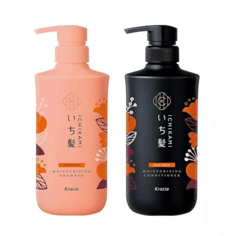 NEW KRACIE ICHIKAMI Shampoo and Conditioner Moisturizing Set 480ml